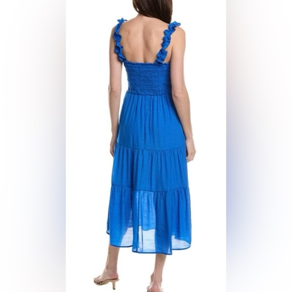 MAISON MAAR SZ M Blue Midi Dress - Picture 3 of 8